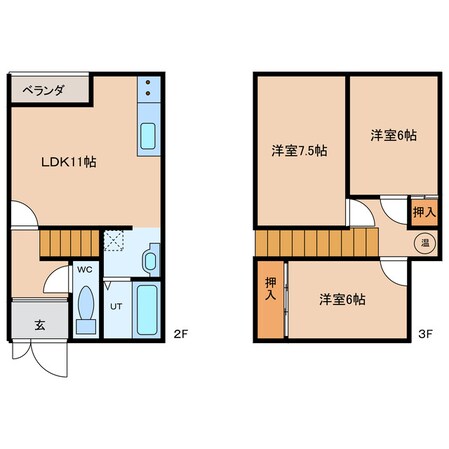 グランマレ1の物件間取画像